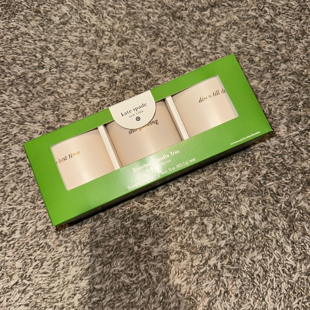 Kate Spade Green Box Candle Set